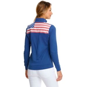 Vineyard Vines American Flag Shep Shirt Pullover
